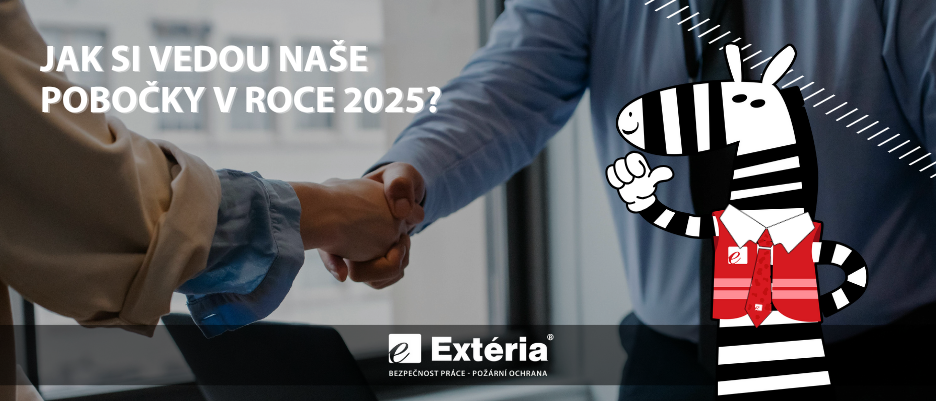 EXTÉRIA MARKET FRANCHISA – Jak si vedou pobočky v roce 2025, BOZP a požární ochrana
