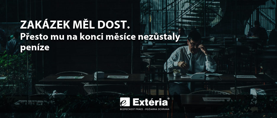 Podnikatel má mnoho zakázek, ale nízký zisk